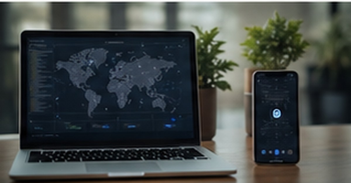 Computer hardware, proxy, and privacy technology visual